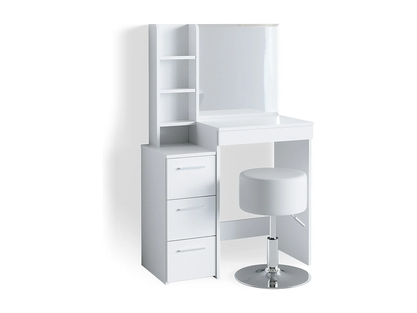 Coiffeuse blanc 80x40x127.4 meryl