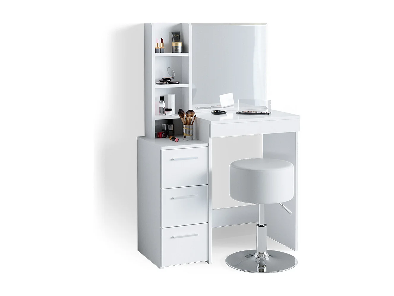 Coiffeuse blanc 80x40x127.4 meryl