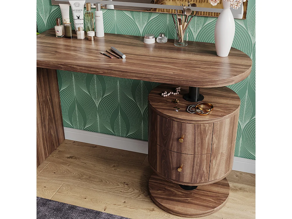 Coiffeuse chêne rustique 120x50x76 lara