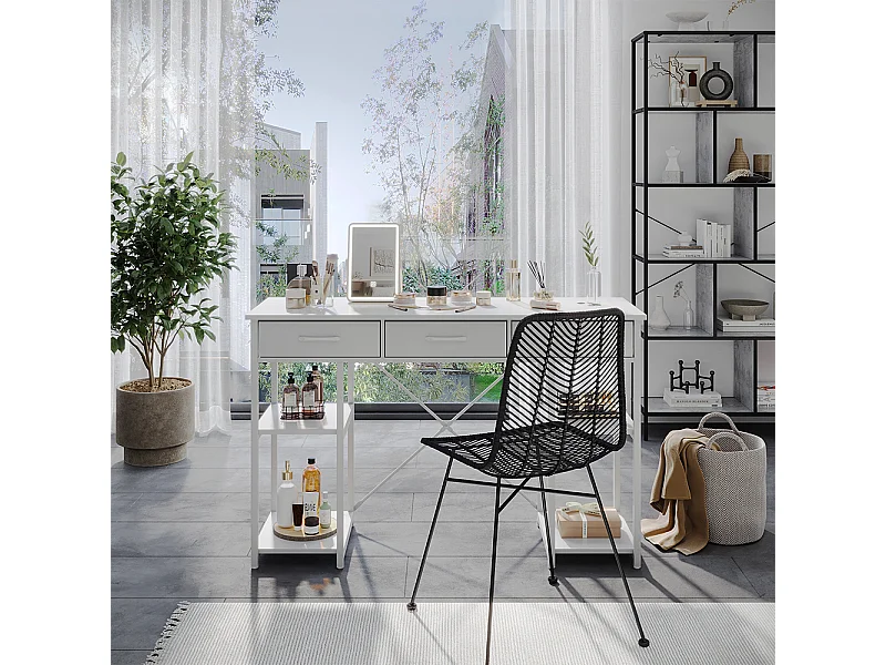 Schminktisch weiß 120x40x78 chino