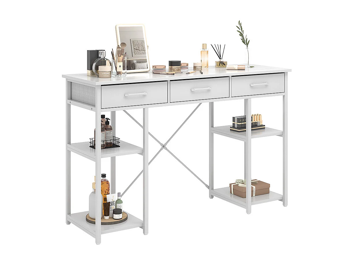 Coiffeuse blanc 120x40x78 chino