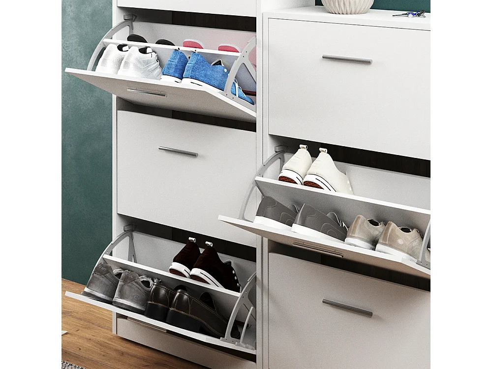 Schuhkipper weiß 59x22x169.5 gizmo