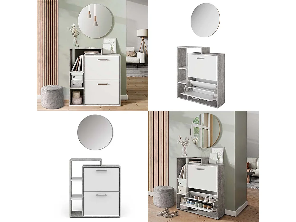 Schuhkipper beton 80x25x90 orlando