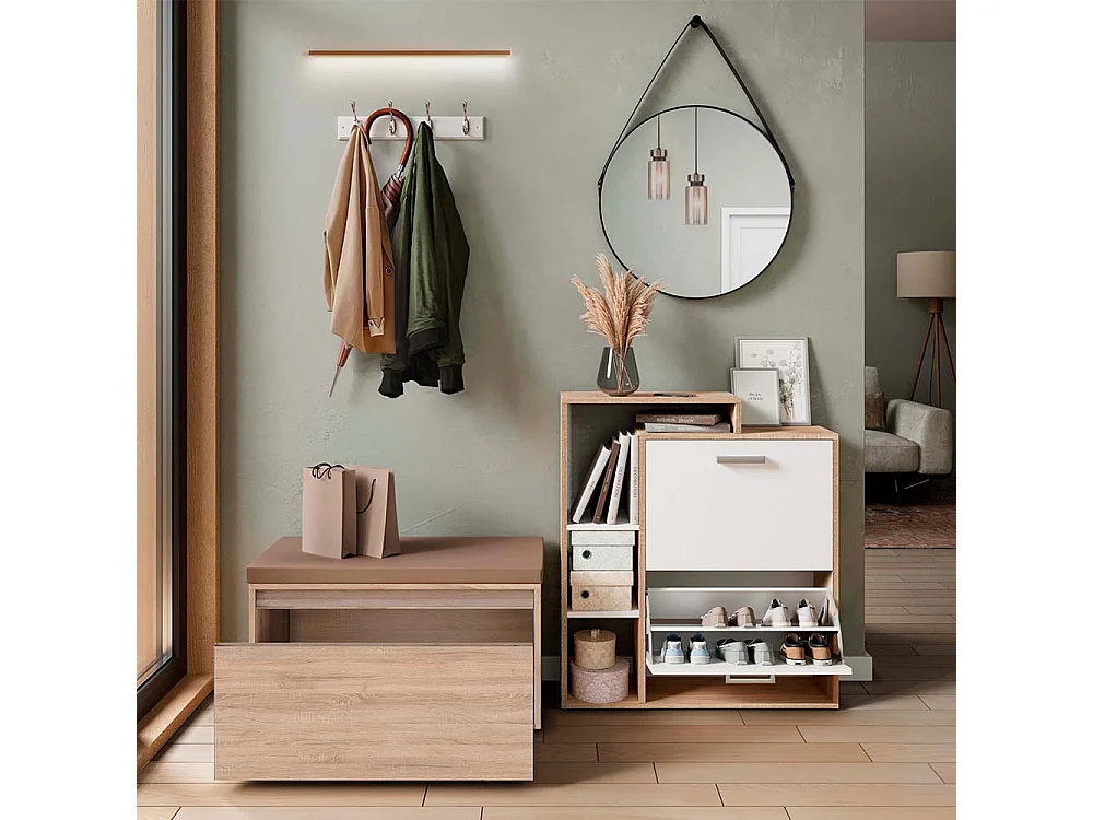 Meuble à chaussure sonoma 80x39x90 orlando