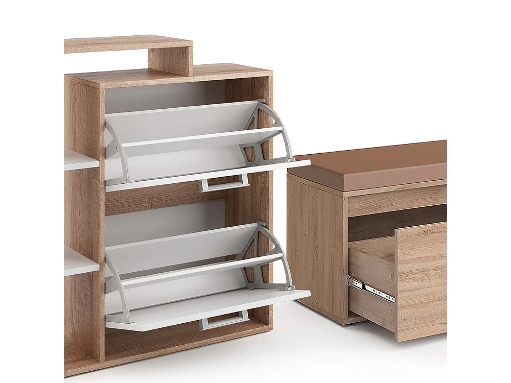 Meuble à chaussure sonoma 80x39x90 orlando