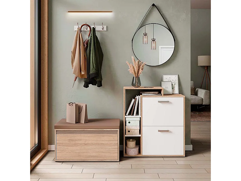 Meuble à chaussure sonoma 80x39x90 orlando