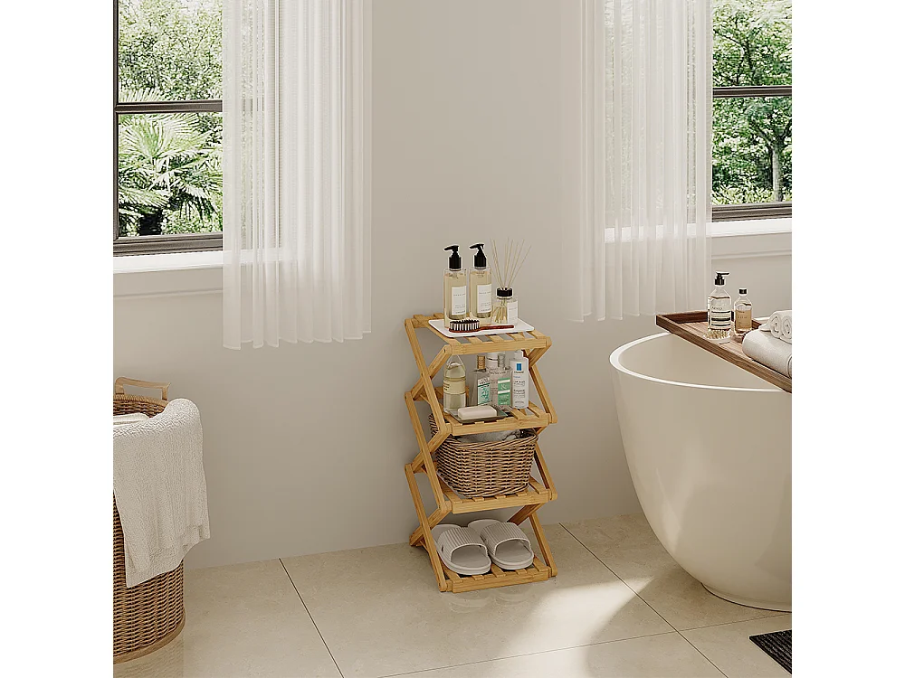 Schuhregal bambus 26x26.5x52 ziggy