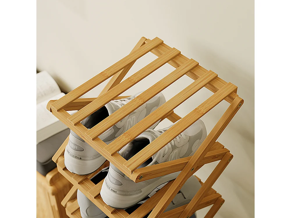 Shoe cabinet bamboo 26x26.5x52 ziggy