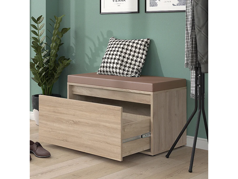 Banc pour chaussures sonoma 80x39x45 iker