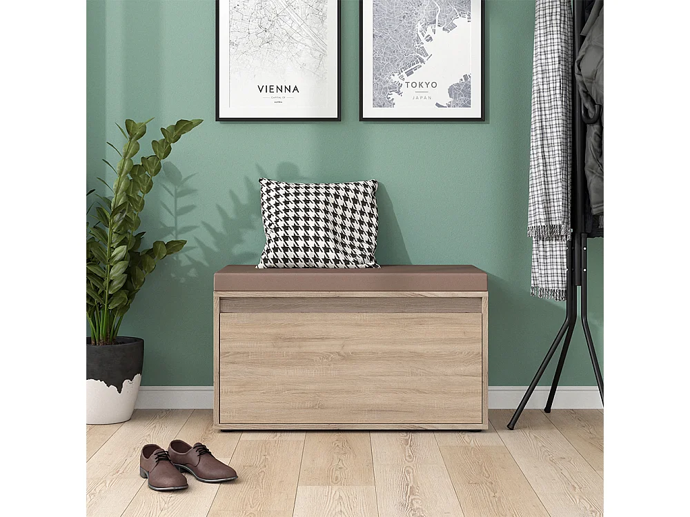 Banc pour chaussures sonoma 80x39x45 iker