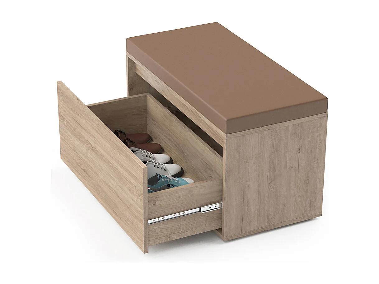 Banc pour chaussures sonoma 80x39x45 iker