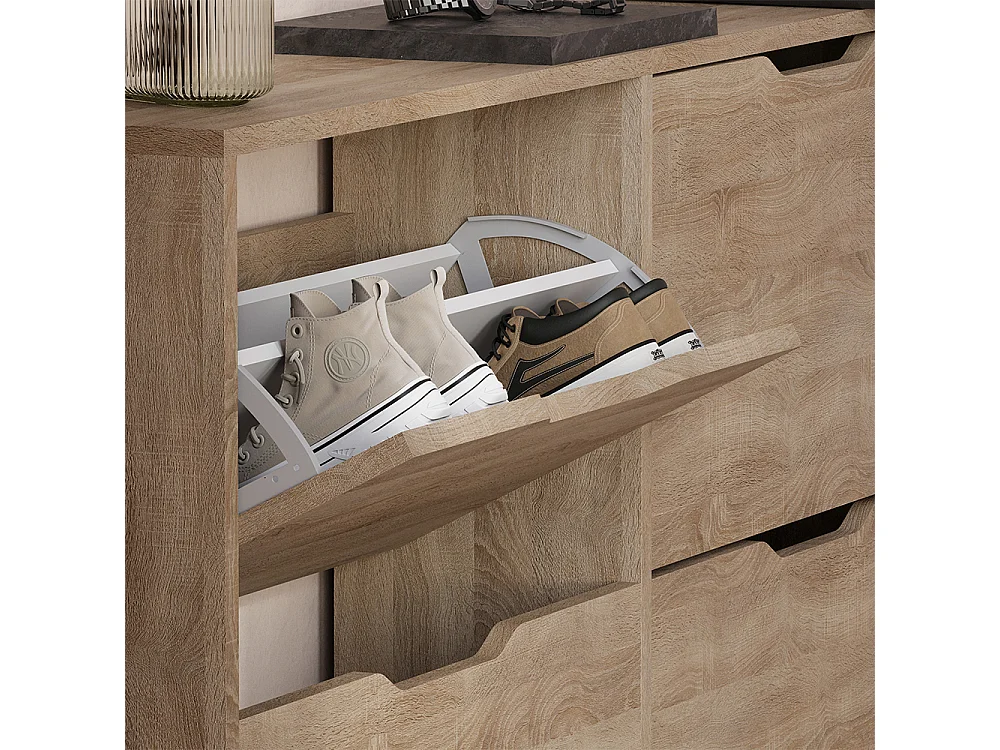 Benne à chaussures sonoma 116.6x22x72.5 luca