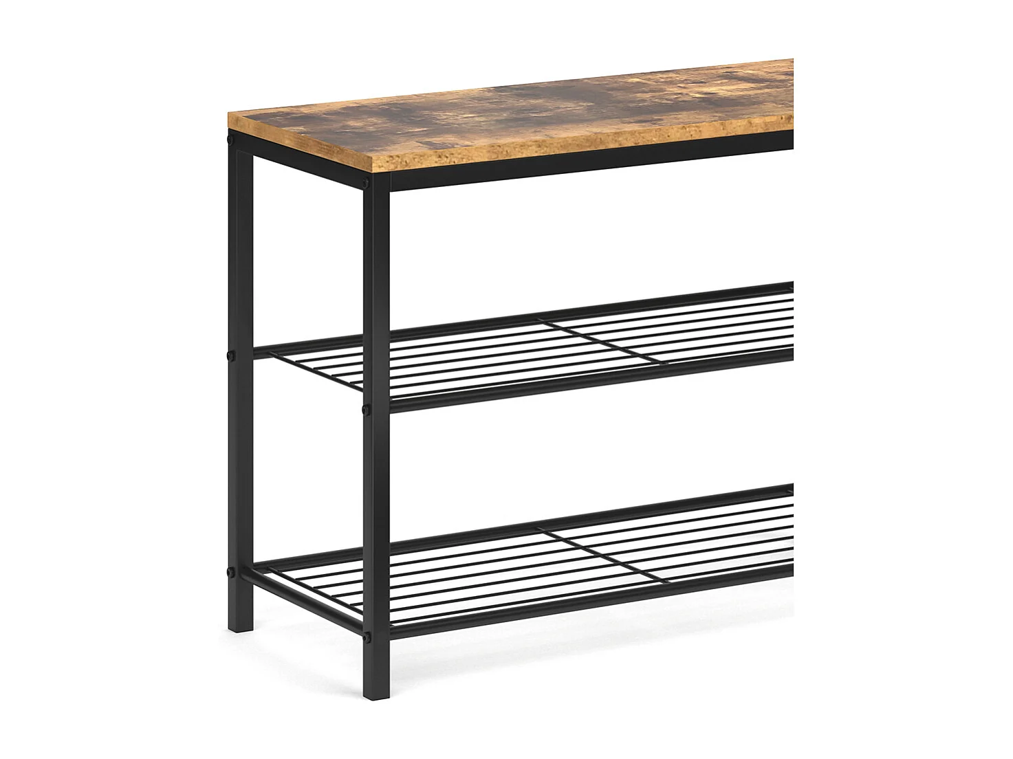 Banc pour chaussures bois antique 70x30x51.5 fyrk