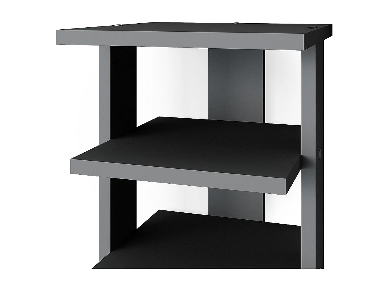 Armoire à chaussures anthracite 26.7x27.7x110 sara