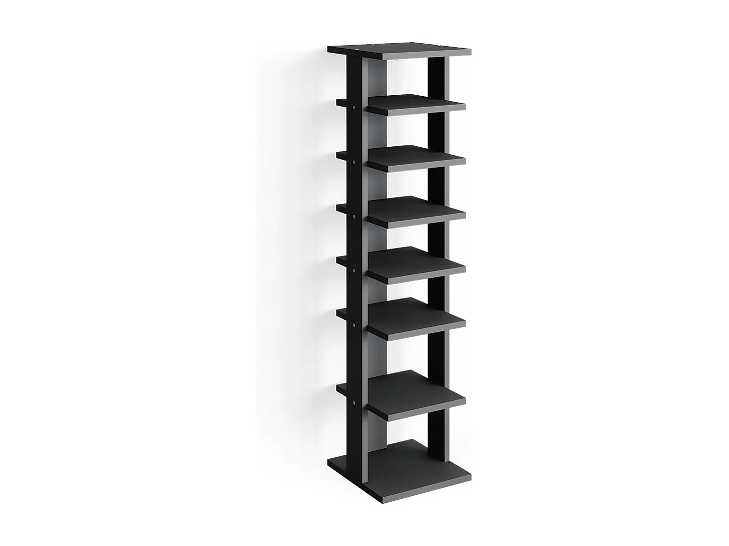 Armoire à chaussures anthracite 26.7x27.7x110 sara
