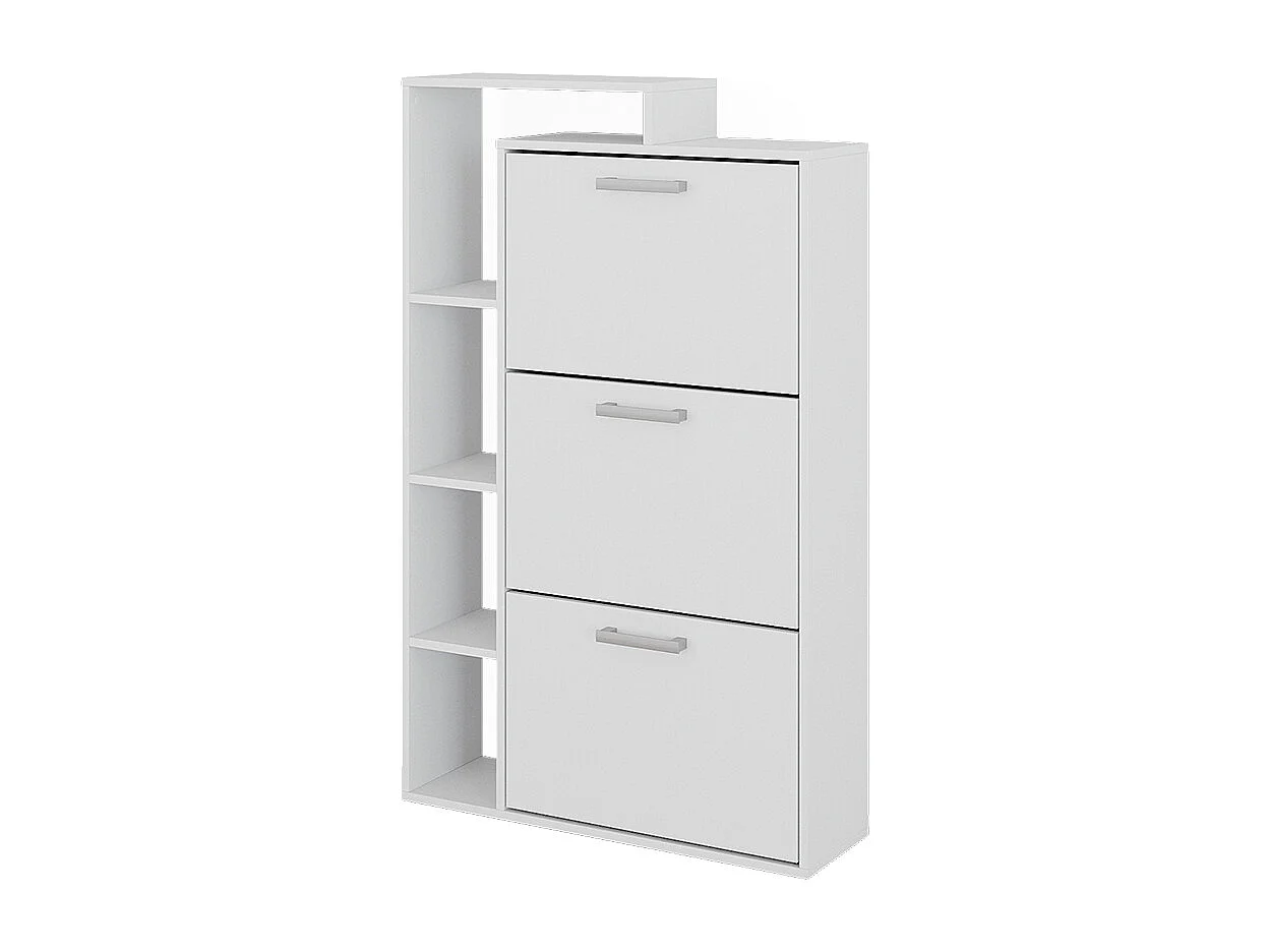 Meuble à chaussure blanc 80x24.2x128.3 orlando