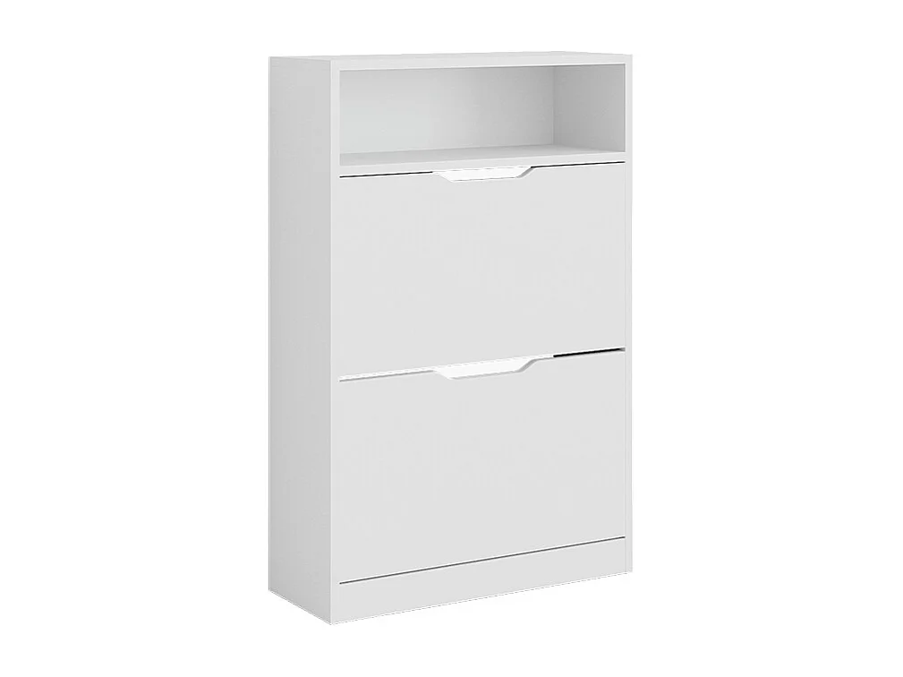 Meuble à chaussure blanc 59x22x89.5 luca