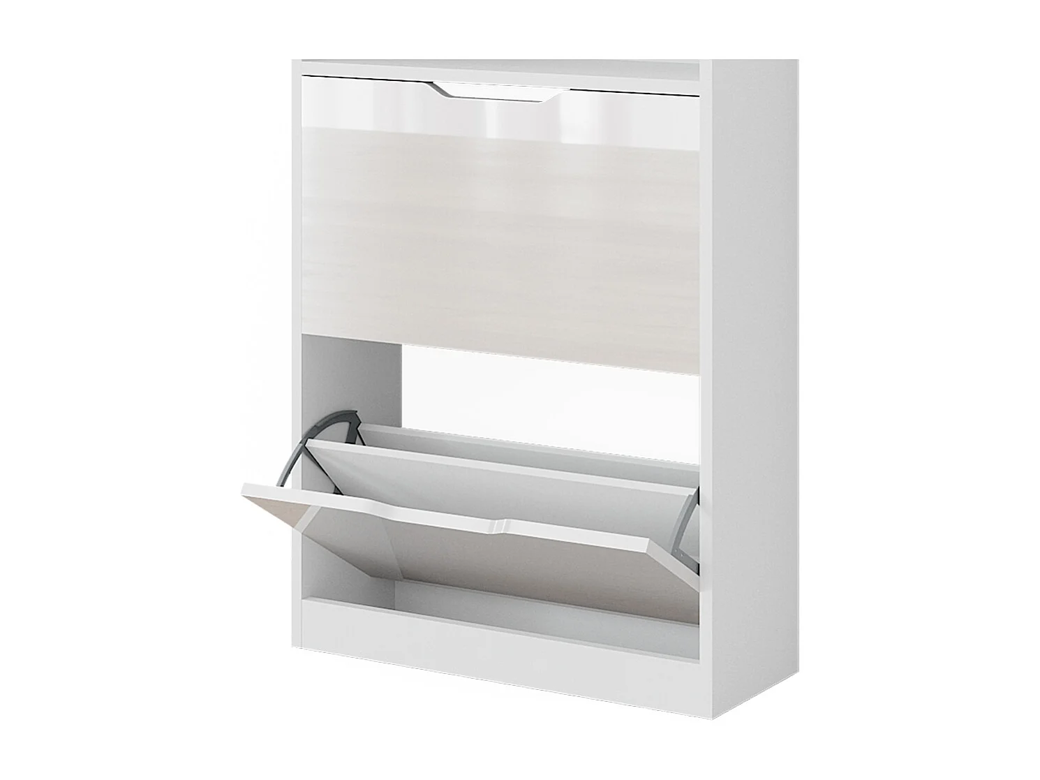 Meuble à chaussure blanc 59x22x89.5 luca