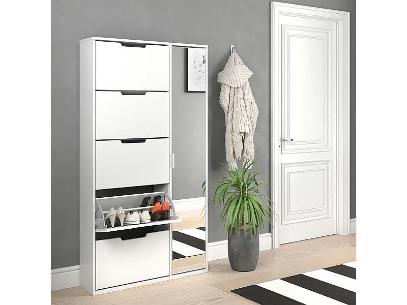 Schoenklaprek wit 22x59x169 luca