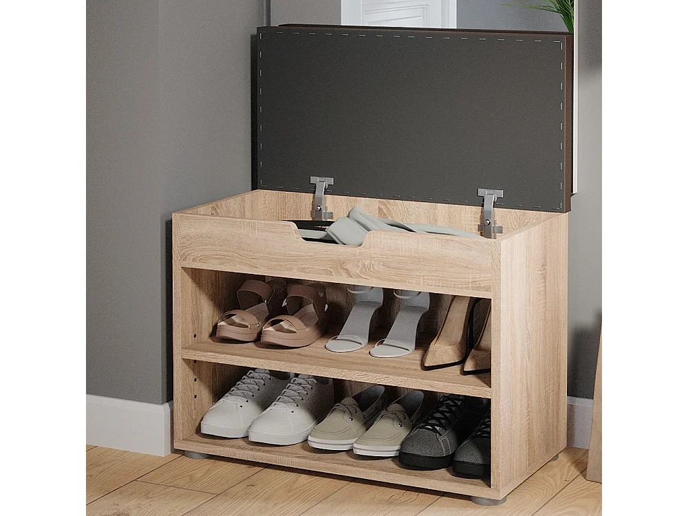 Banco para zapatos sonoma 60x30x45 rolfe