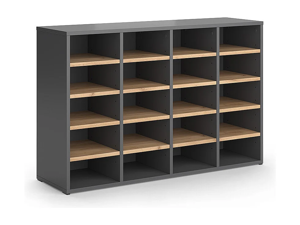 Skoskåp goldkraft ek 104x33x65.5 lysander