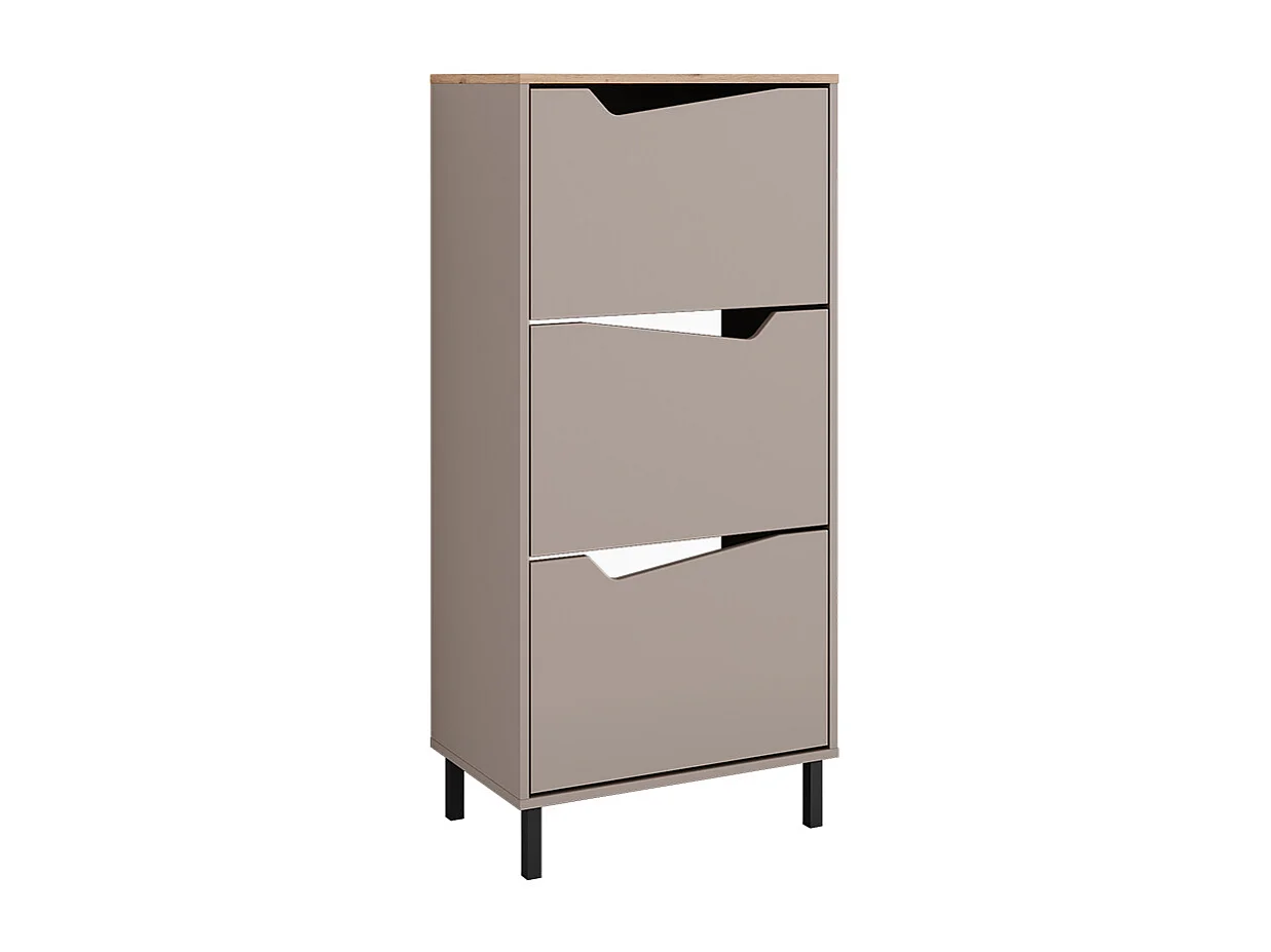 Wózek na buty greige/artisan 60x38x129.5 marelle