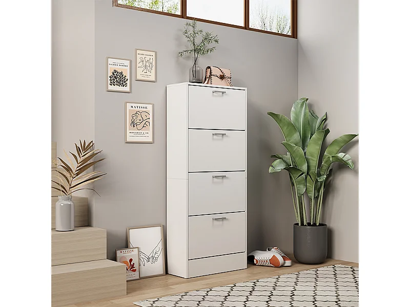 Schoenklaprek wit 63x24x150 gregor