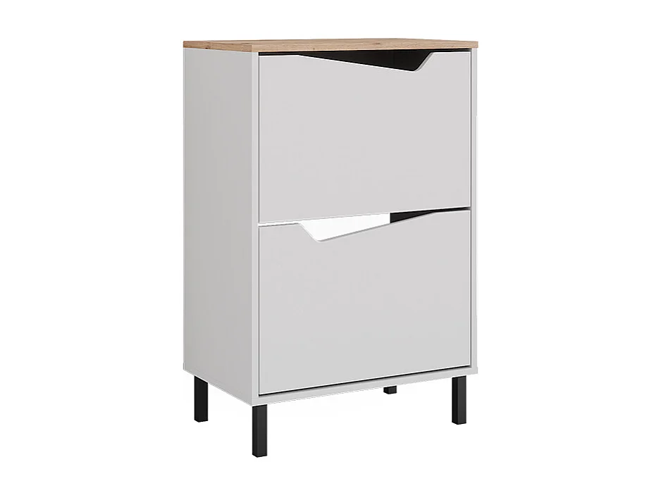 Schuhkipper weiß/artisan 60x38x91.6 marelle