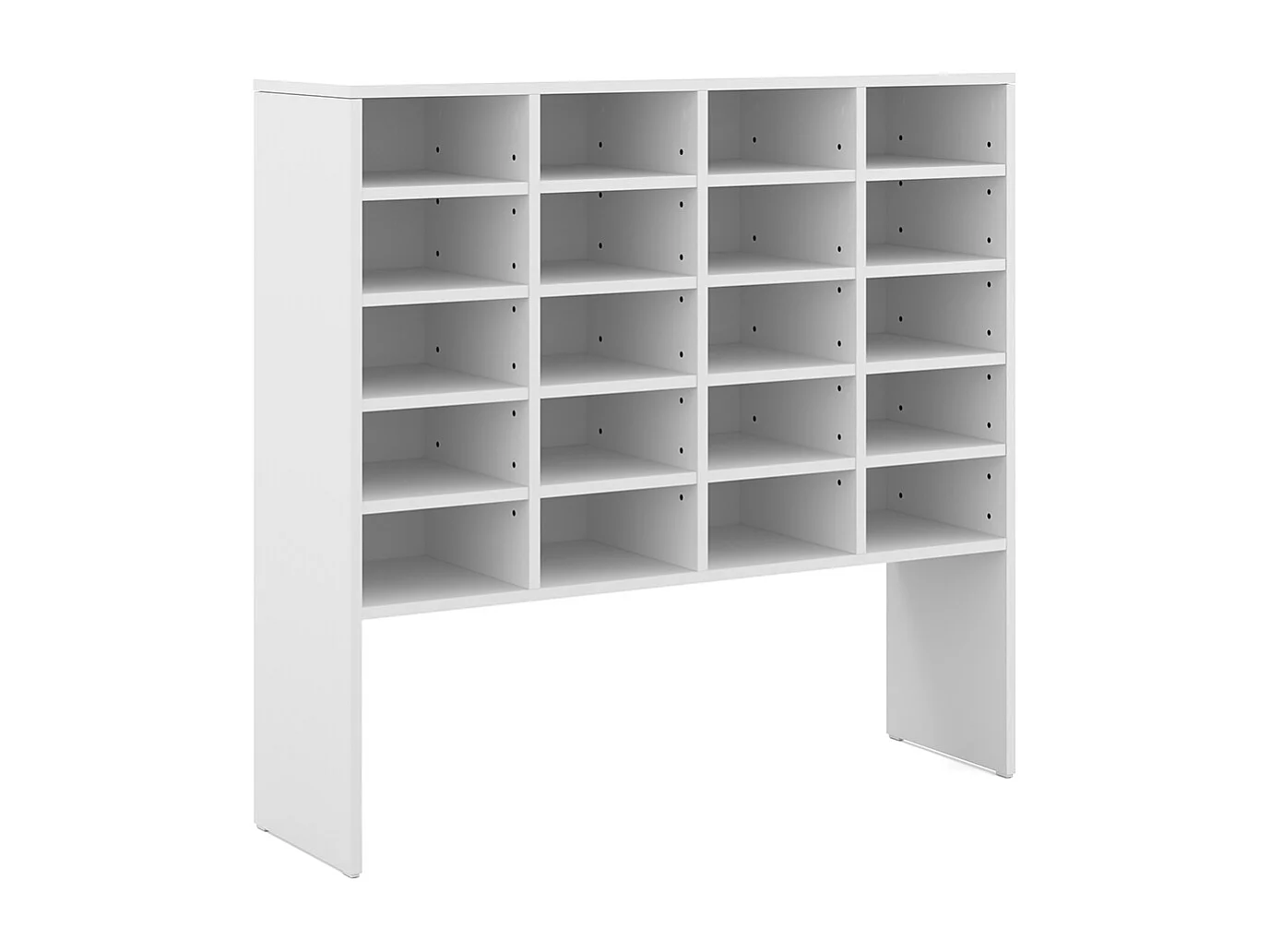 Armoire à chaussures blanc 104x33x99 hermia
