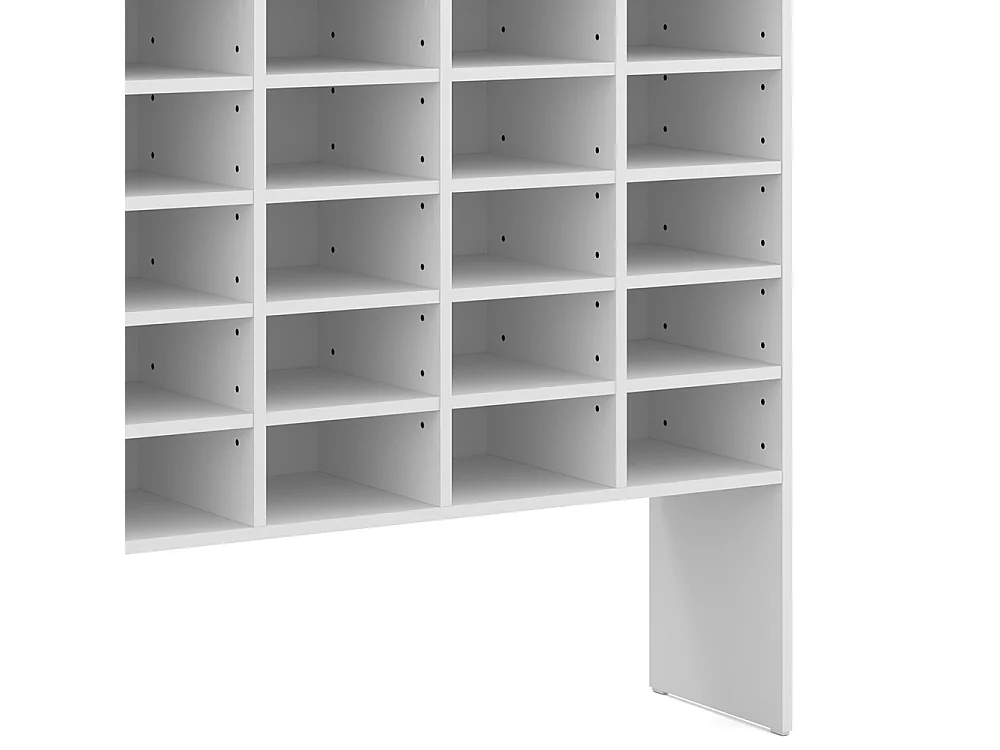 Armoire à chaussures blanc 104x33x99 hermia