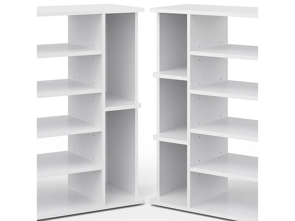 Armoire à chaussures blanc 116.2x30.1x87.4 levin