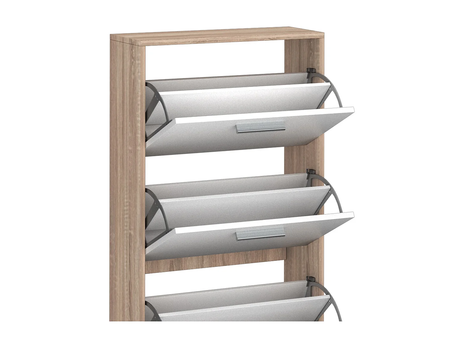 Schuhkipper weiß/sonoma 59x22x169.5 gizmo