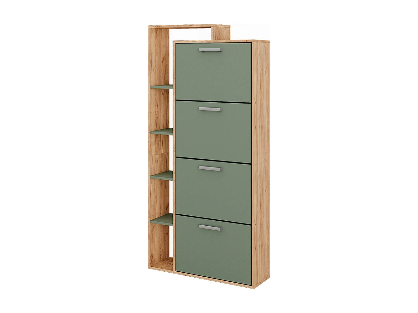 Shoe tipper goldkraft oak/green 80x24.2x166.1 orlando