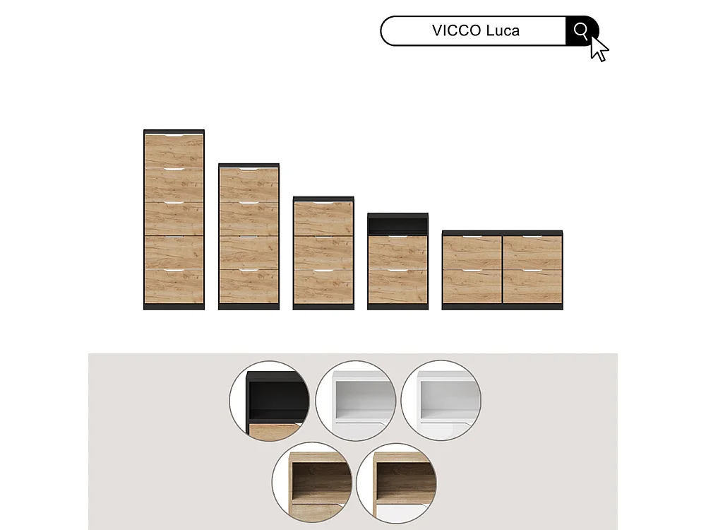 Zapatera abatible blanco 116.6x22x72.5 luca