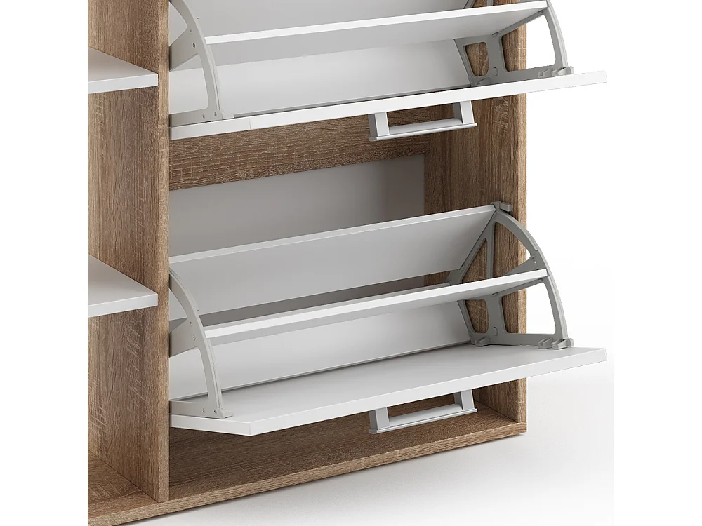 Scarpiera da ingresso bianco/sonoma 24.5x80x90 orlando