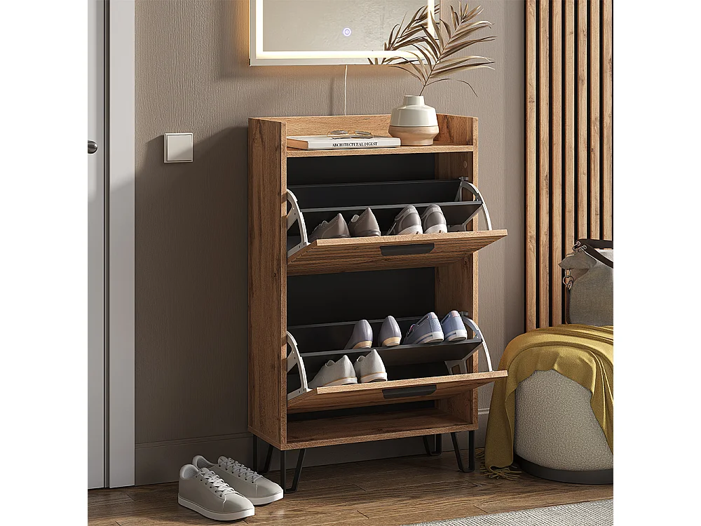 Schuhkipper eiche wotan 59.8x25x100 amber