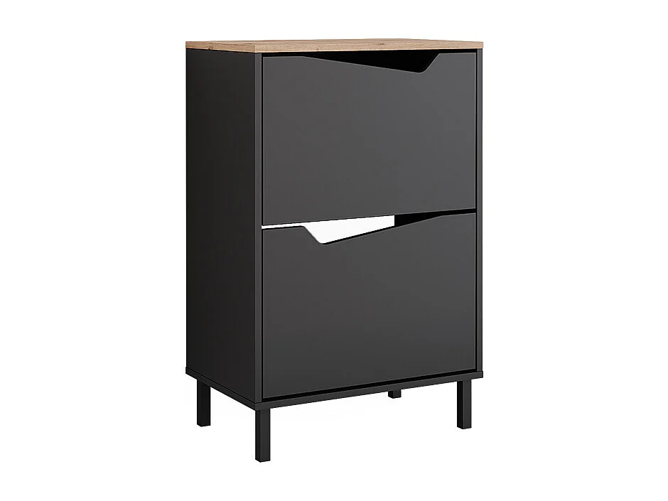 Benne à chaussures anthracite/artisan 60x38x91.6 marelle