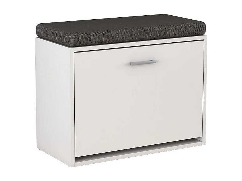Skobænk hvid 60x30x49.5 georg
