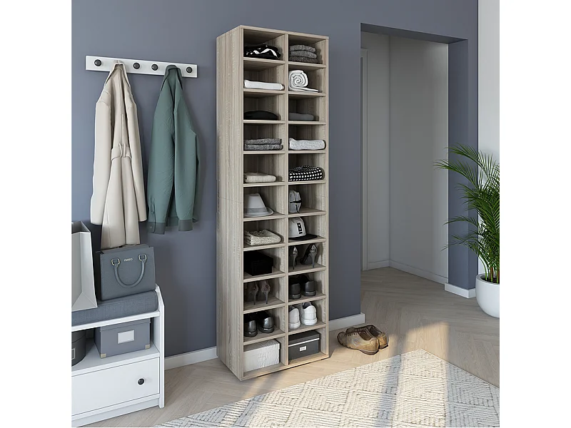 Schuhschrank sonoma 52.4x33.3x183.3 paris