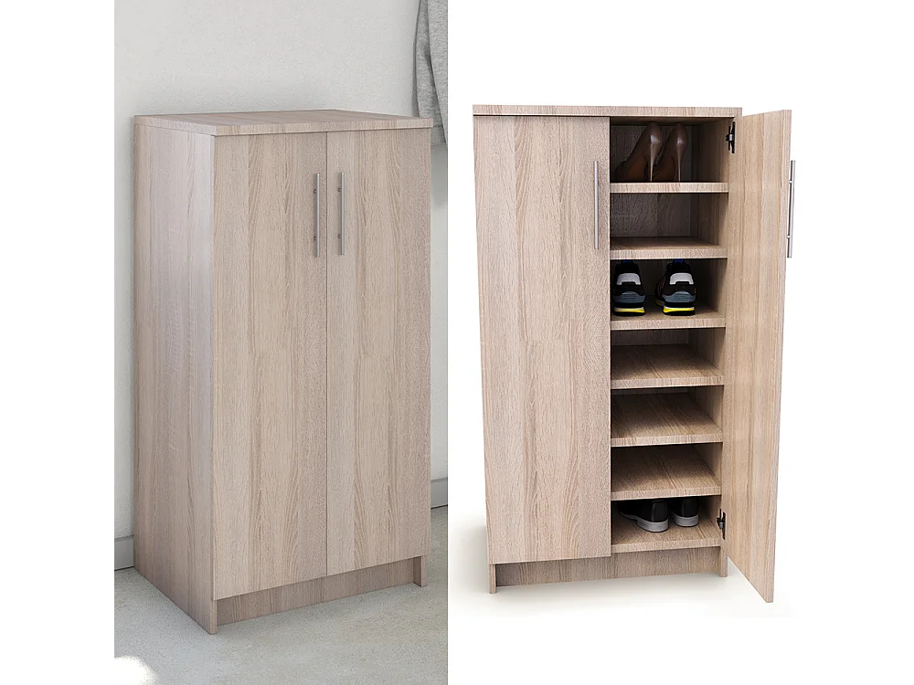 Armoire à chaussures sonoma 56x40x108 dalia