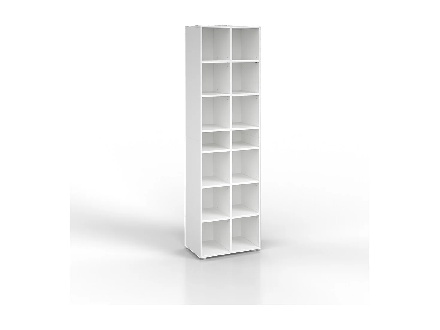 Zapatera blanco 54.2x33.3x183.3 paris