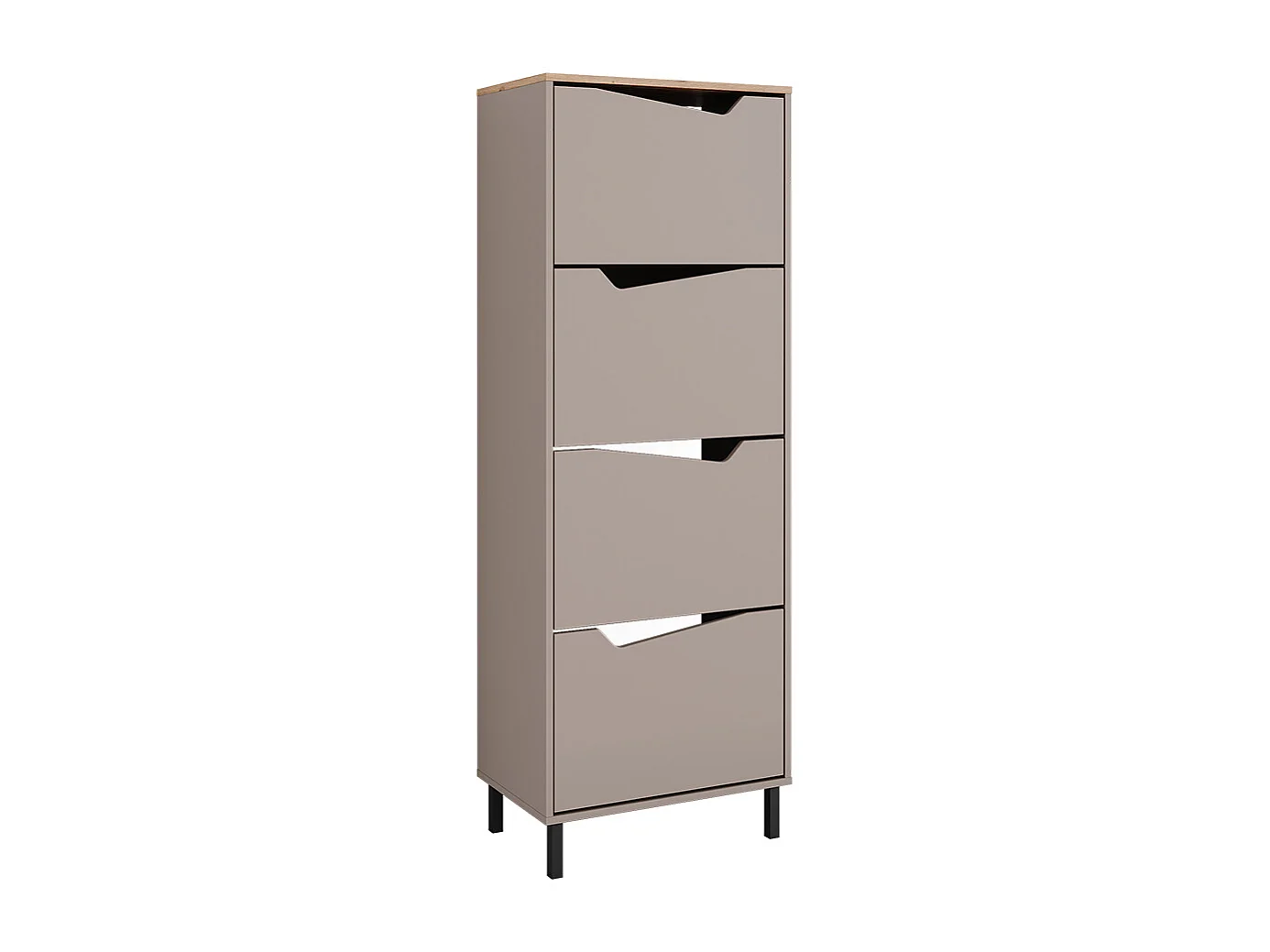 Shoe tipper greige/artisan 60x38x167.4 marelle