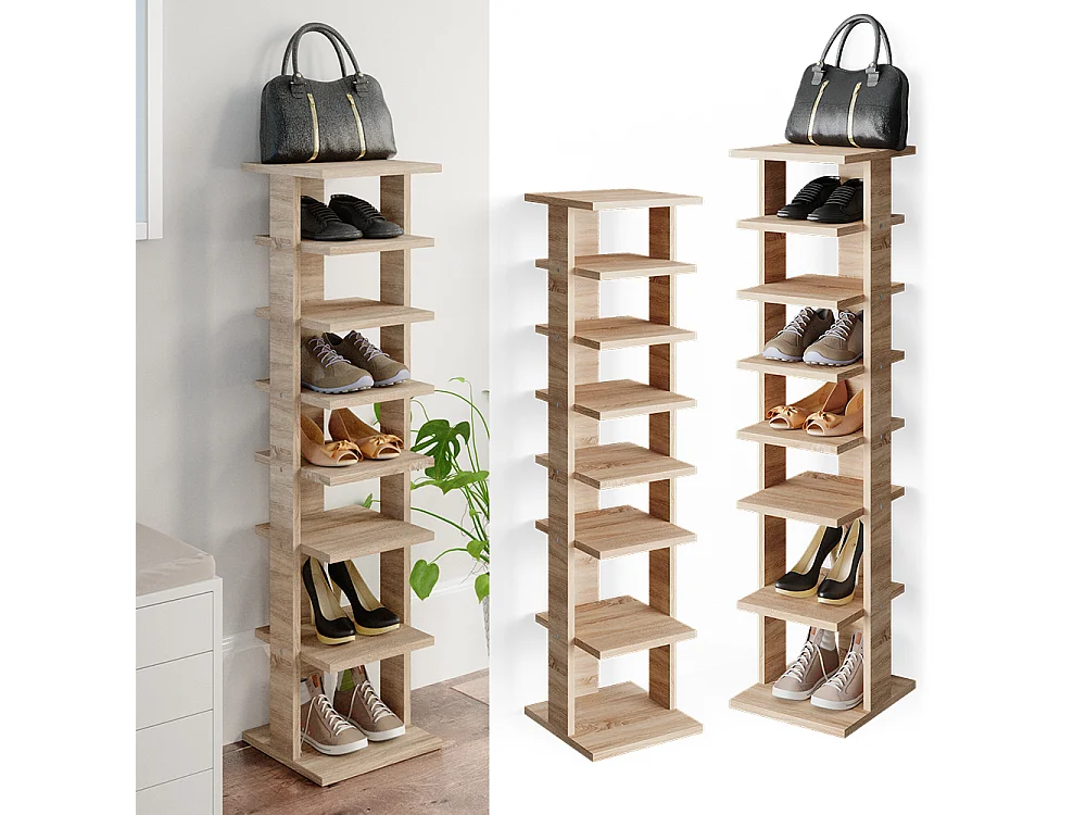 Armoire à chaussures sonoma 26.7x27.7x110 sara