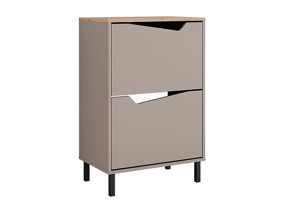 Shoe tipper greige/artisan 60x38x91.6 marelle