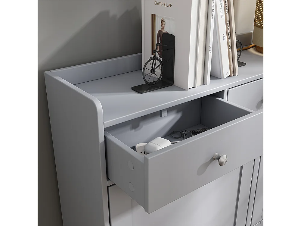 Schuhkipper grau 100x22x99.5 vitto