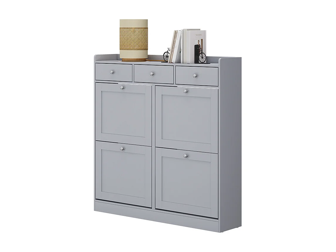 Schuhkipper grau 100x22x99.5 vitto