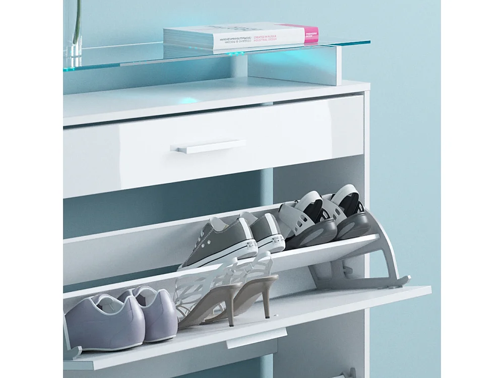 Schuhkipper weiß 89x27x104 alex