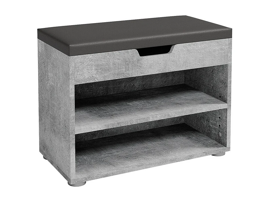 Banc pour chaussures béton 60x30x45 rolfe