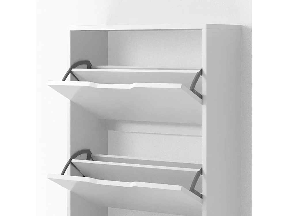 Armoire à chaussures blanc 22x59x169 luca