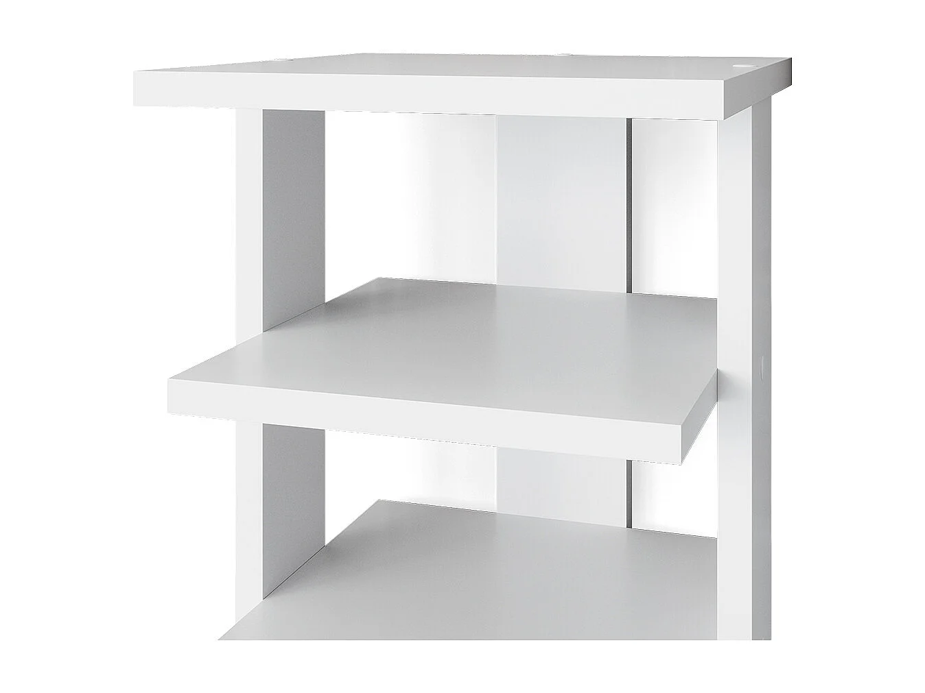 Armoire à chaussures blanc 26.7x27.7x110 sara